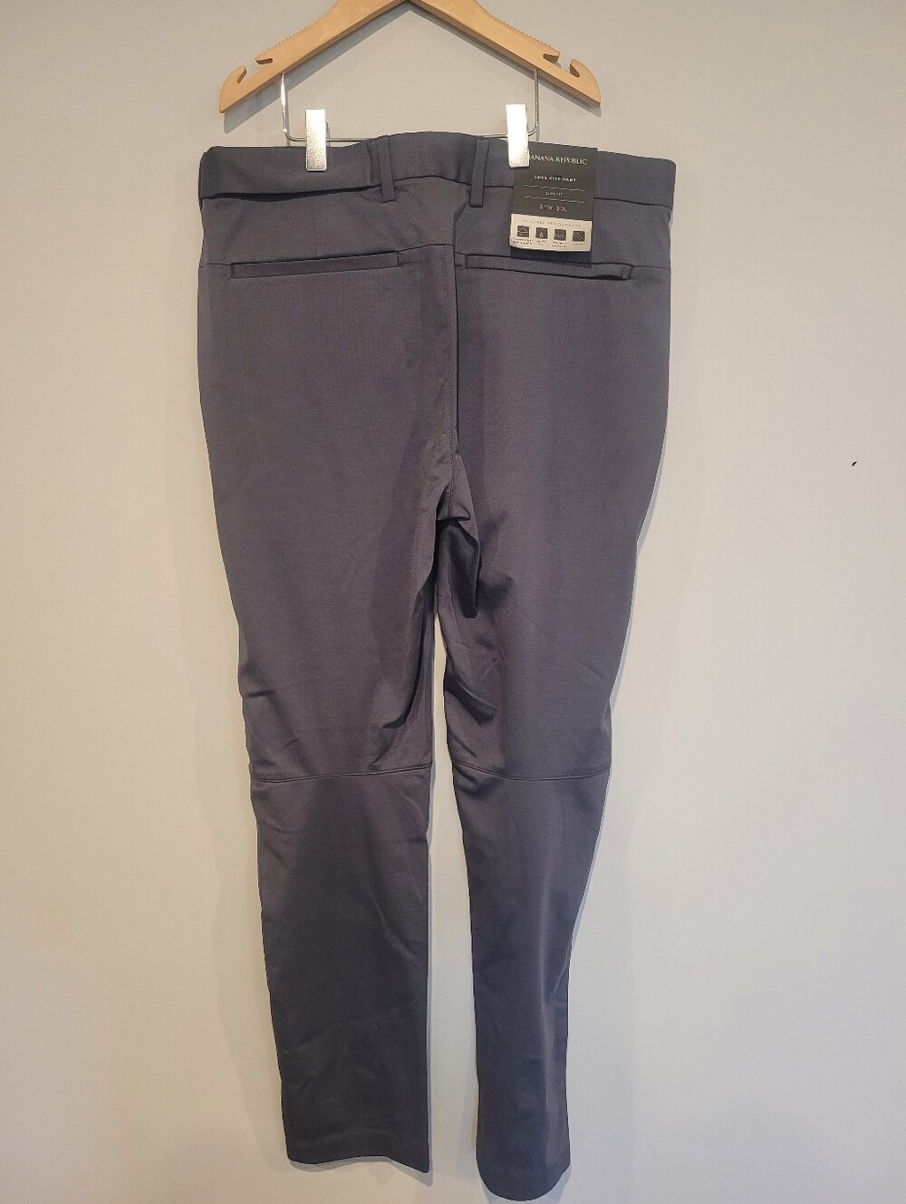 NWT Banana Republic Luxe City Pants Slim Fit Gray 31x30 - Picture 2 of 10